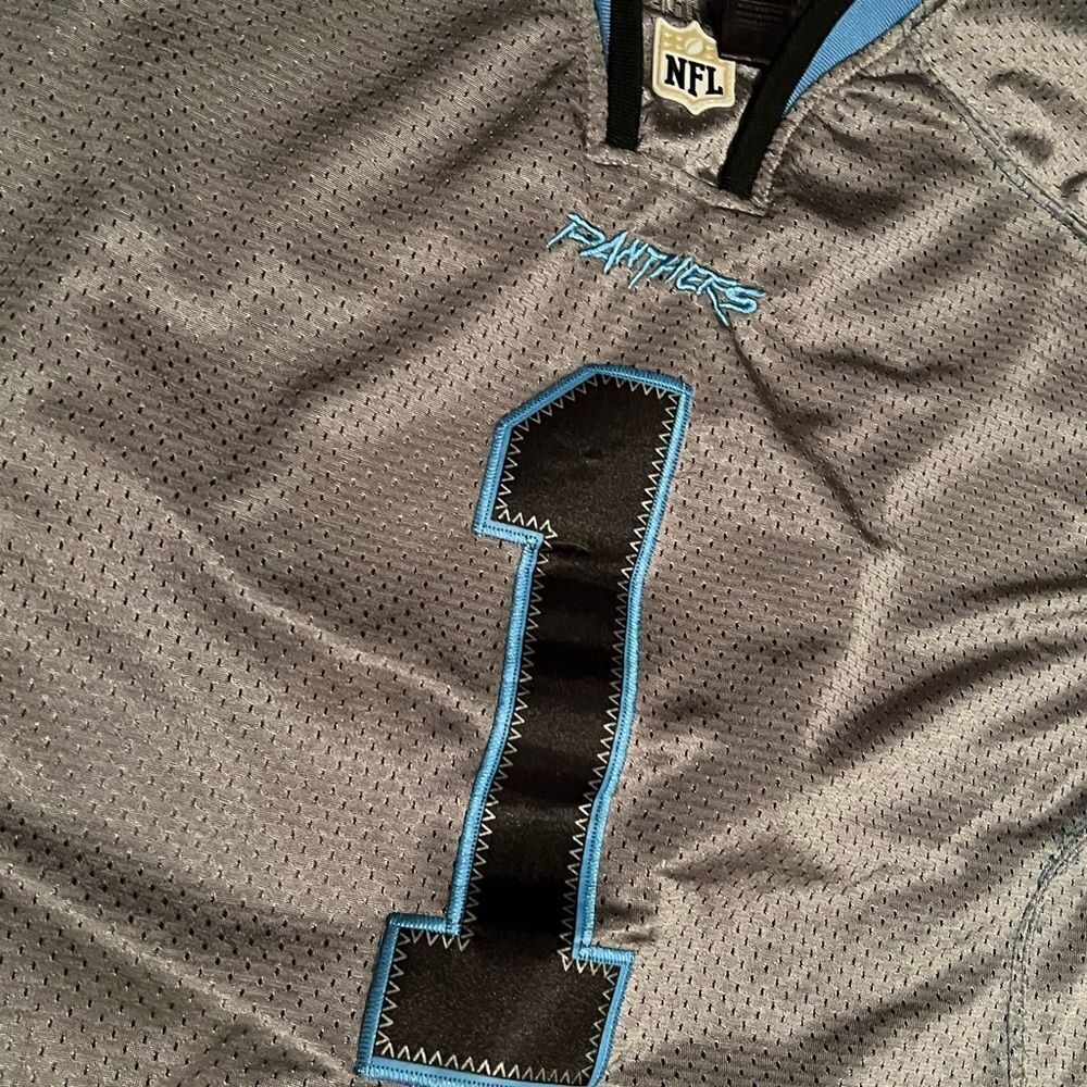 Nike Carolina Panthers #1 Cam Newton size 40 - Picture 2 of 6